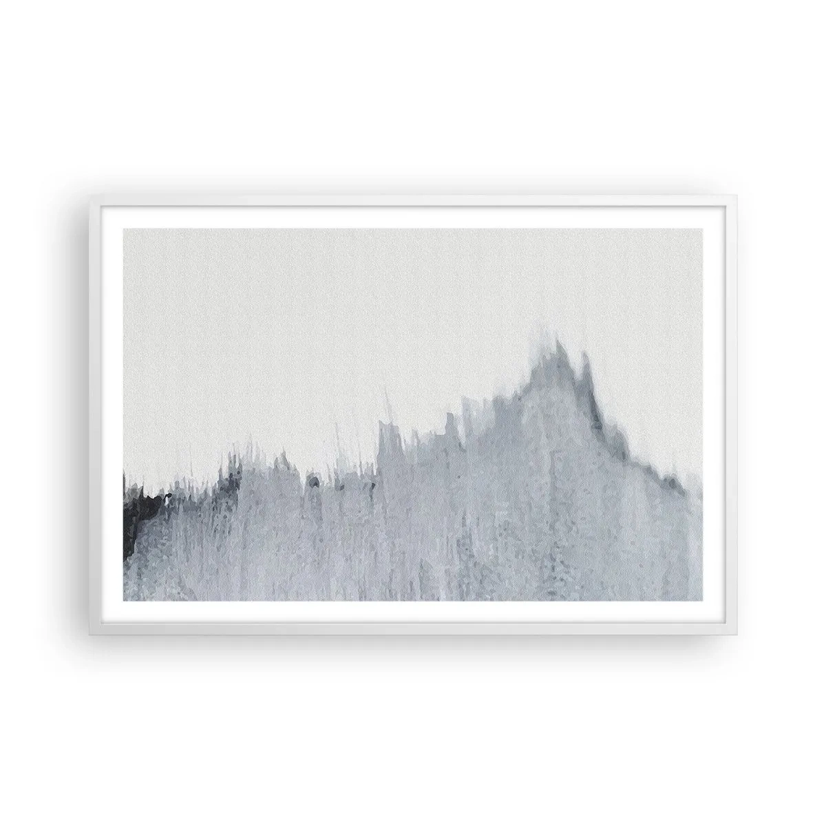 Poster in white frmae - Mysterious Writing - 91x61 cm