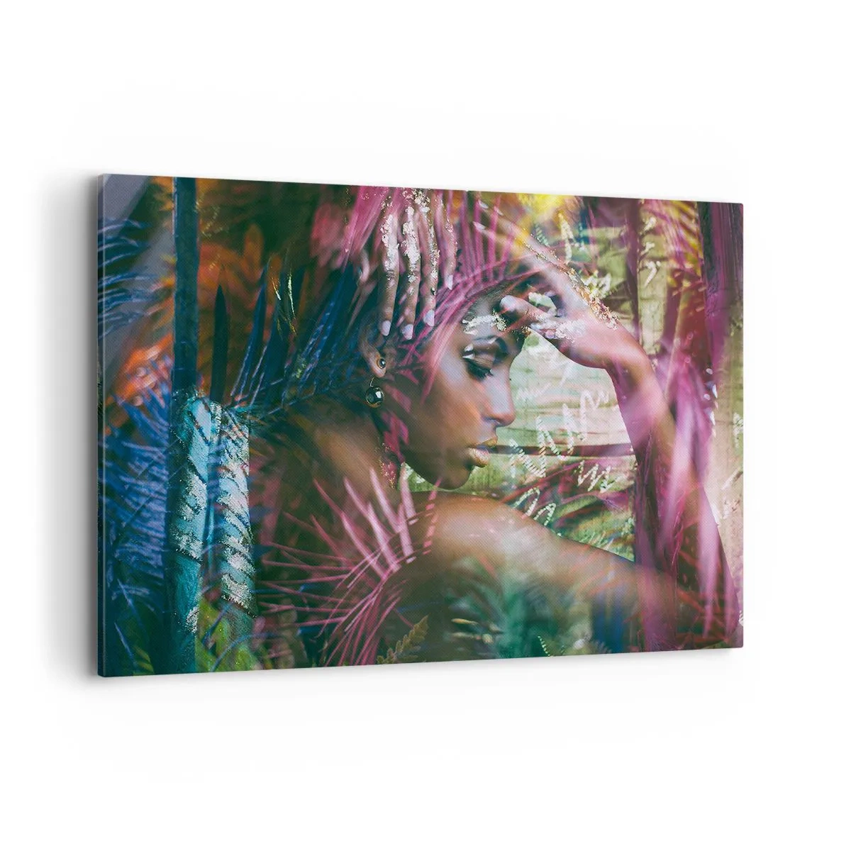 Canvas picture - Mother Nature in the Jungle - 100x70 cm