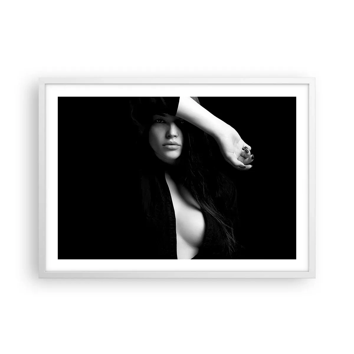 Poster in white frmae - School of Seduction - 70x50 cm