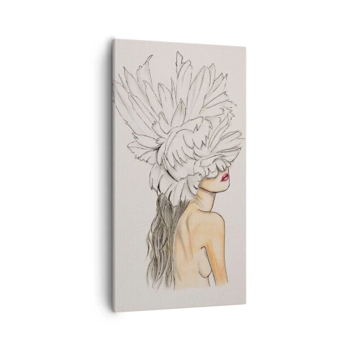 Canvas picture - Crowned Beauty - 55x100 cm