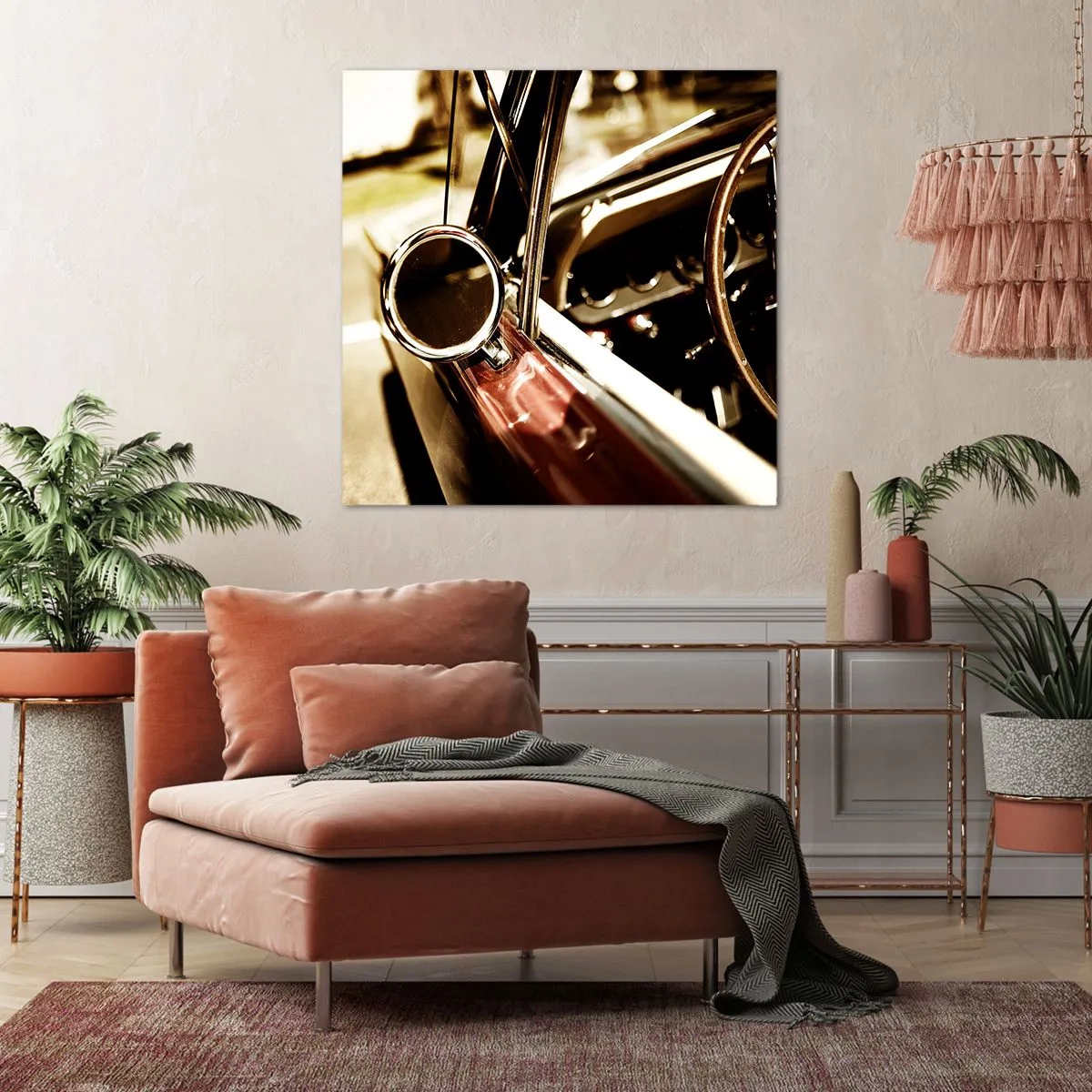 Canvas picture - Car with a Soul - 40x40 cm