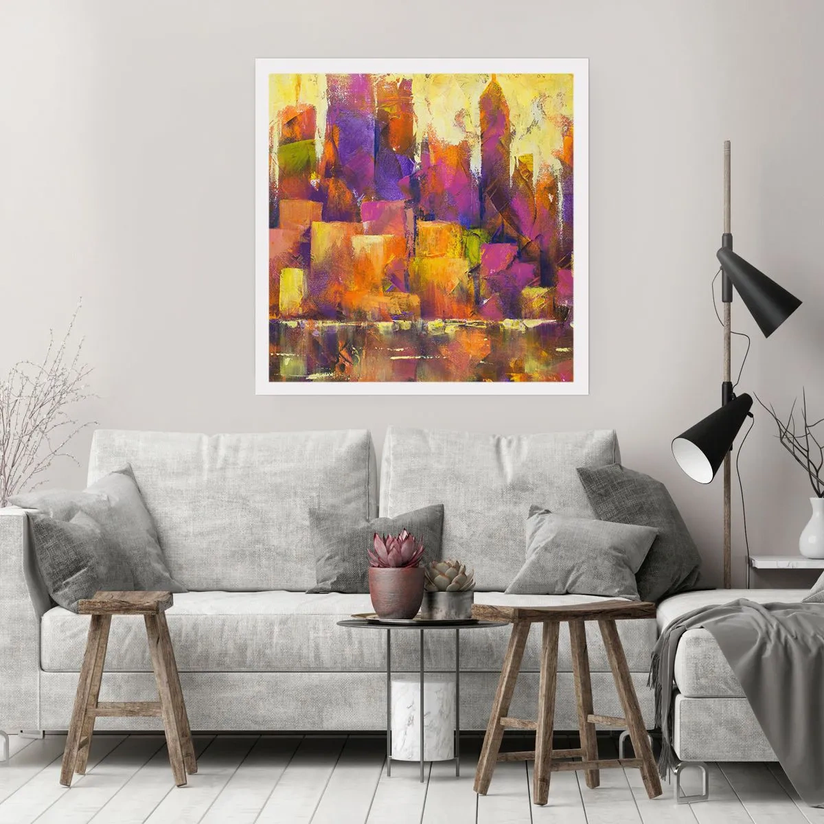 Poster - Metropolitan Composition - 60x60 cm