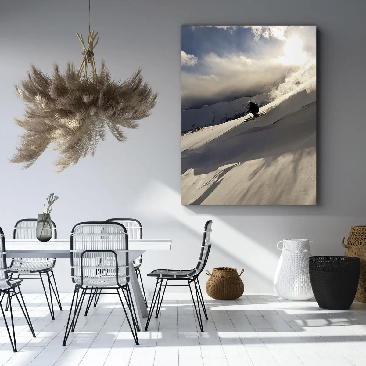 Canvas picture - Mountain Challenge Accepted - 50x70 cm