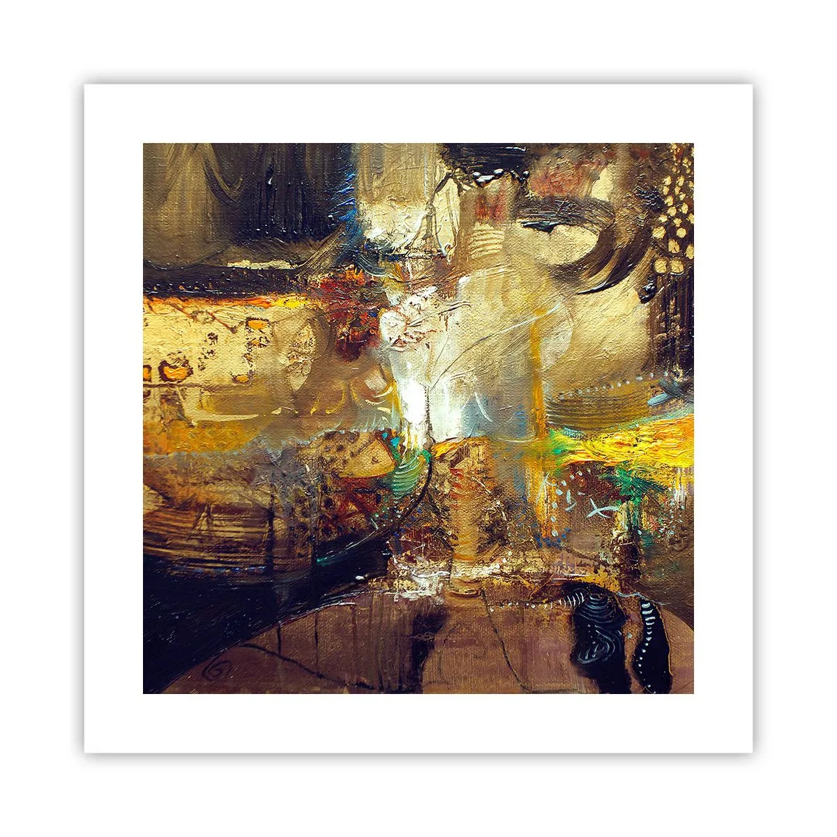 Poster - Cold, Warm, Hot - 40x40 cm