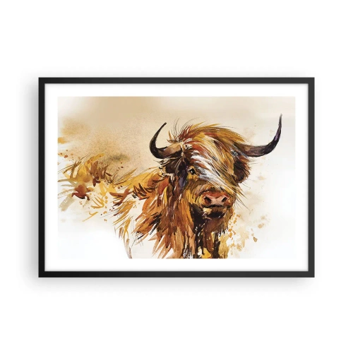 Poster in black frame - Pride of a Hunter - 70x50 cm