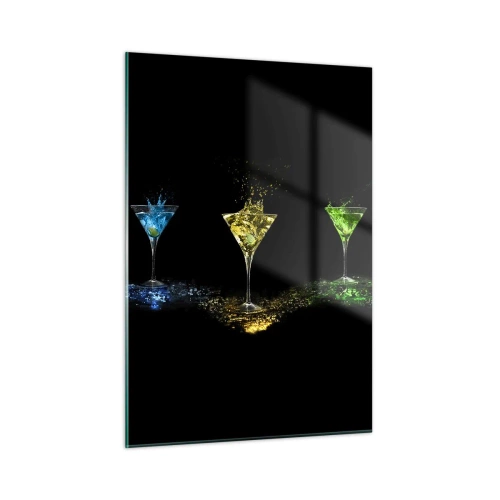 Glass picture - Colours of Joy in Crystal Glass - 50x70 cm