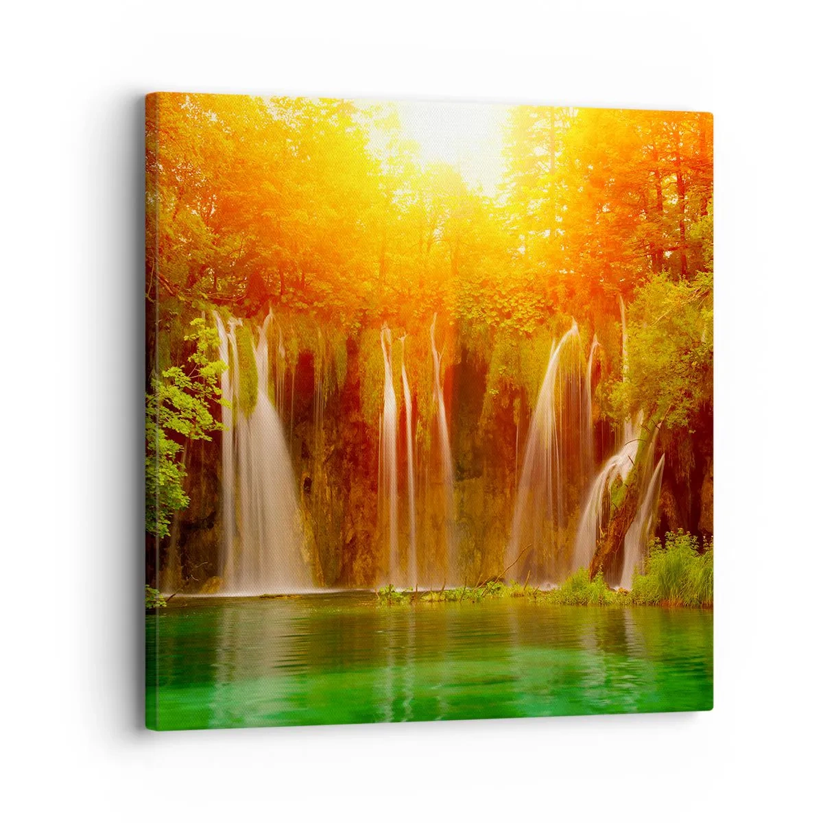 Canvas picture - In the Sun and in the Shade - 30x30 cm
