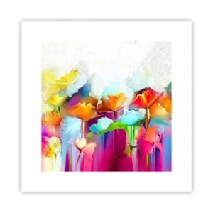 Poster - Rainbow Has Bloomed - 30x30 cm