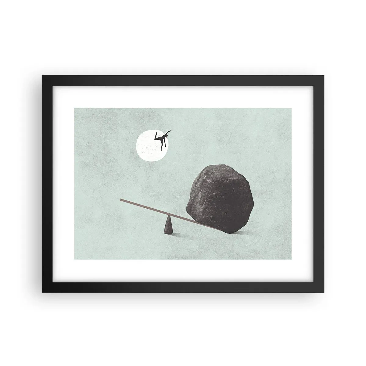 Poster in black frame - Dream Come True - 40x30 cm