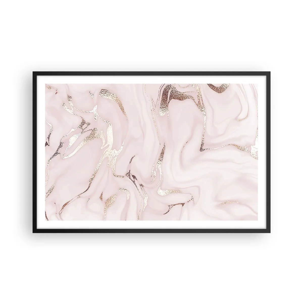 Poster in black frame - In Pink - 91x61 cm