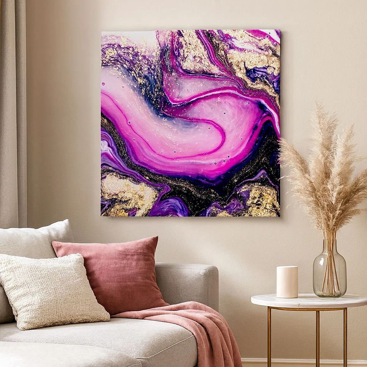 Canvas picture - Behind the Scenes - 30x30 cm