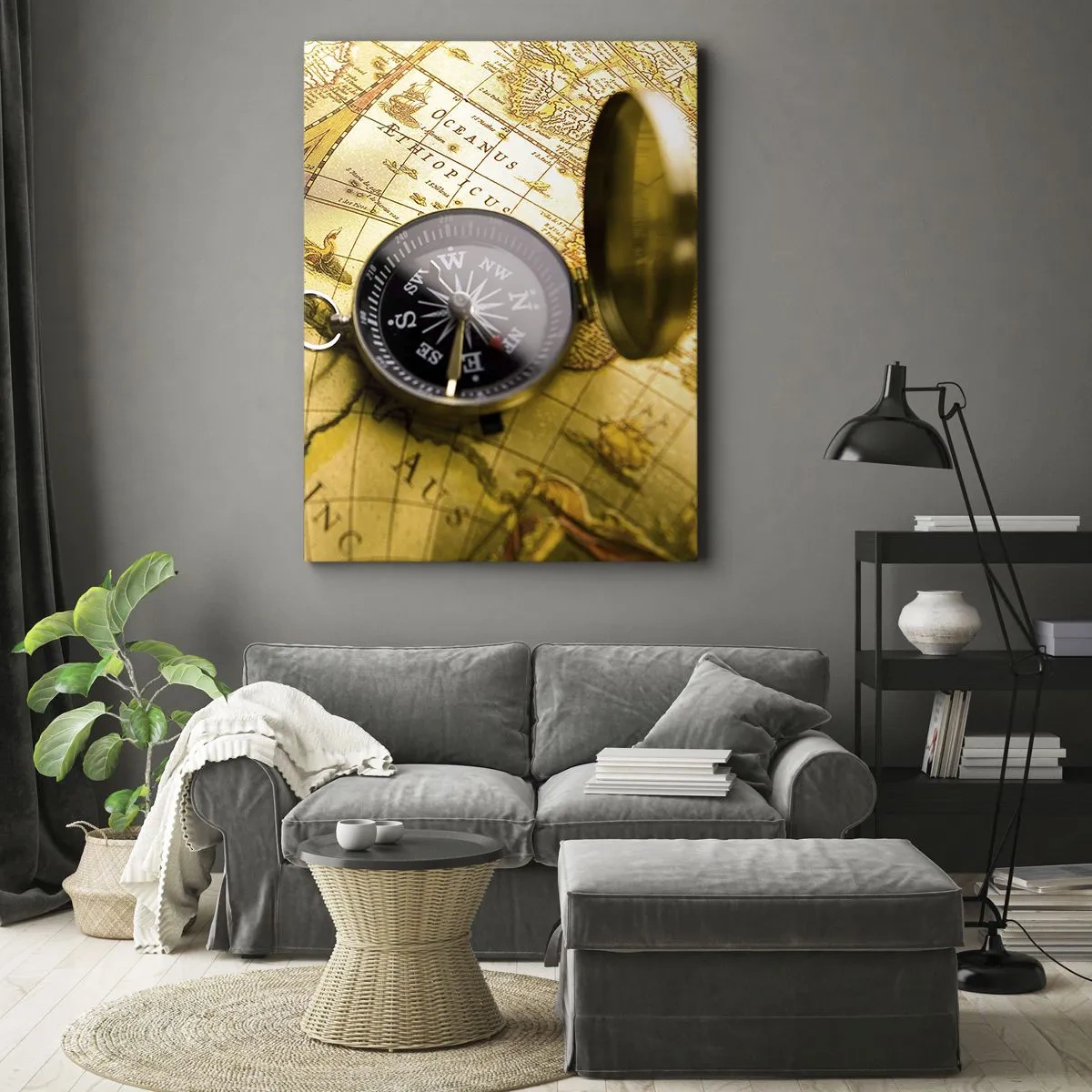 Canvas picture - To the End of the World? - 45x80 cm