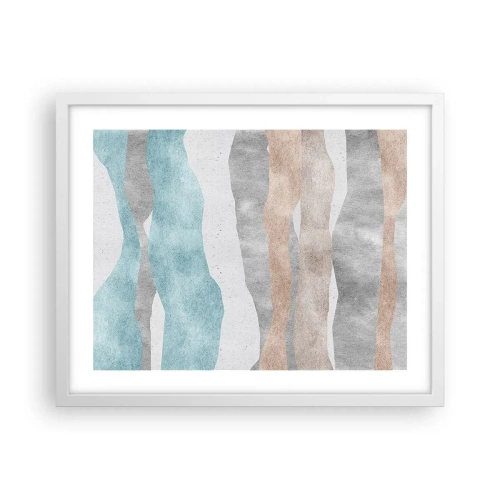 Poster in white frmae - Study of Continuity - 50x40 cm