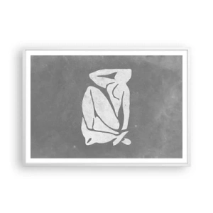 Poster in white frmae - Lost in Thoughts - 100x70 cm