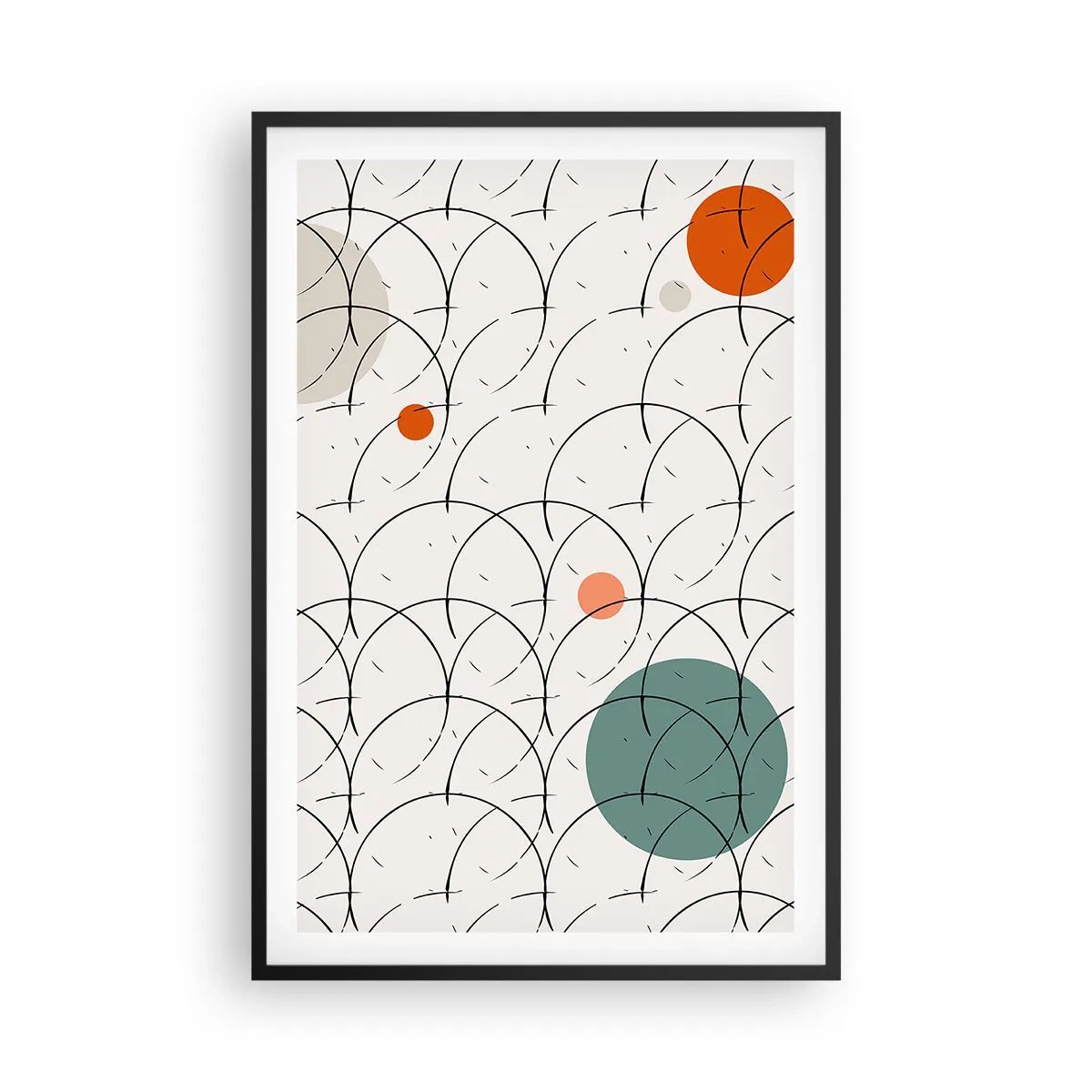 Poster in black frame - In the Spirit of Pop-art - 61x91 cm