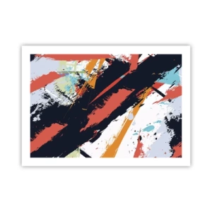 Poster - Dynamic Composition - 70x50 cm