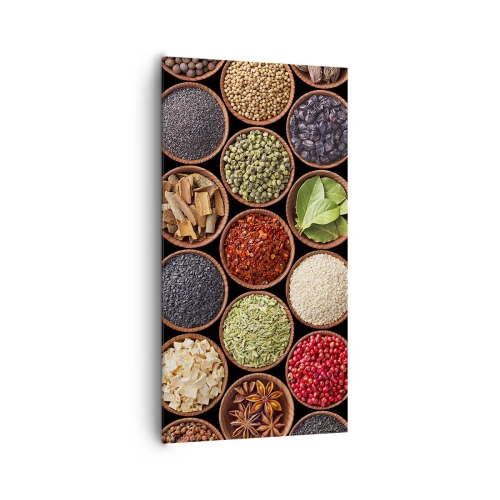 Canvas picture - All Flavours of the World - 65x120 cm