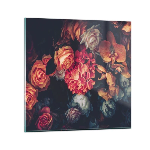 Glass picture - Like at Dutch Masters - 40x40 cm