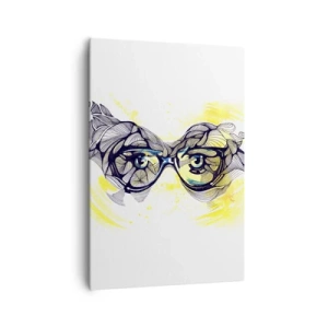 Canvas picture - Through Blue Glasses - 70x100 cm