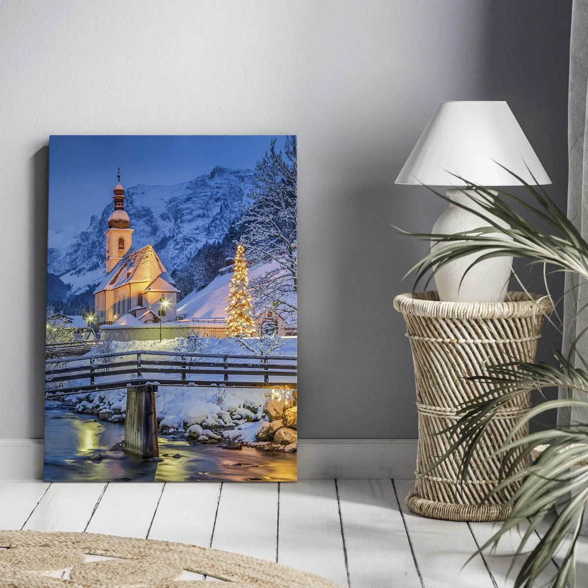 Canvas picture - Spirit of Christmas - 45x80 cm