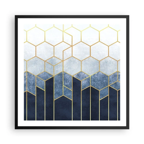Poster in black frame - Composition in Syncopated Rhythm - 60x60 cm