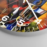 Clock face with numbers