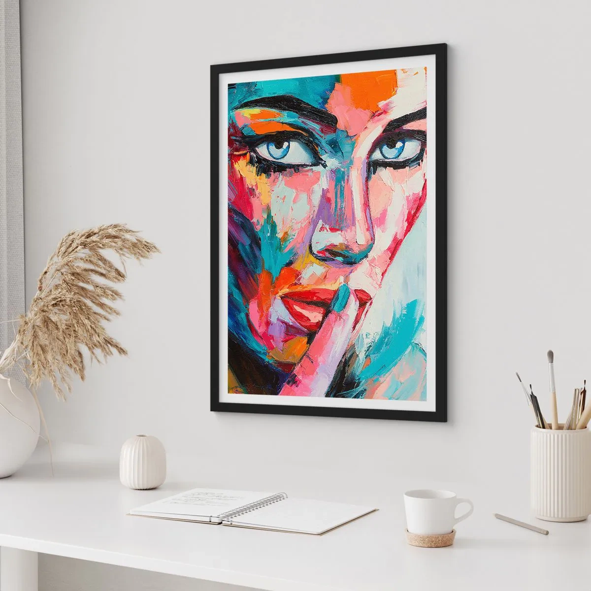 Poster in black frame - Our First Secret - 40x50 cm