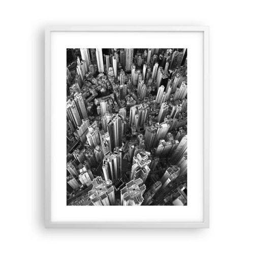 Poster in white frmae - Higher and Higher - 40x50 cm