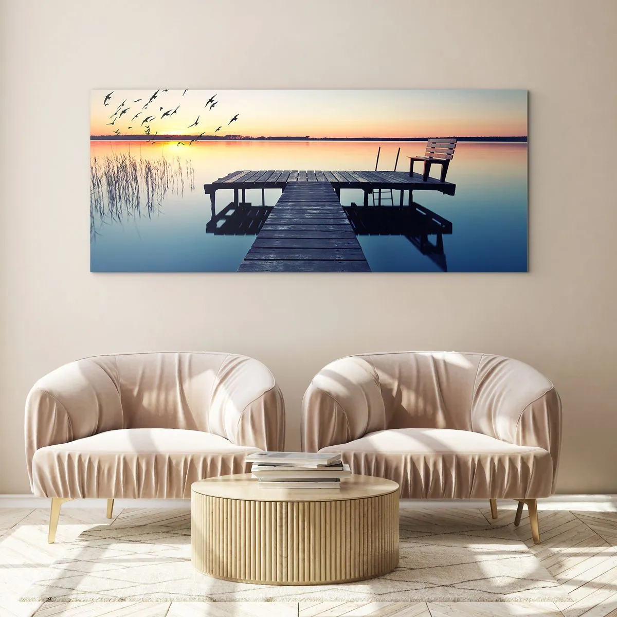 Glass picture - It Was a Good Day - 120x50 cm