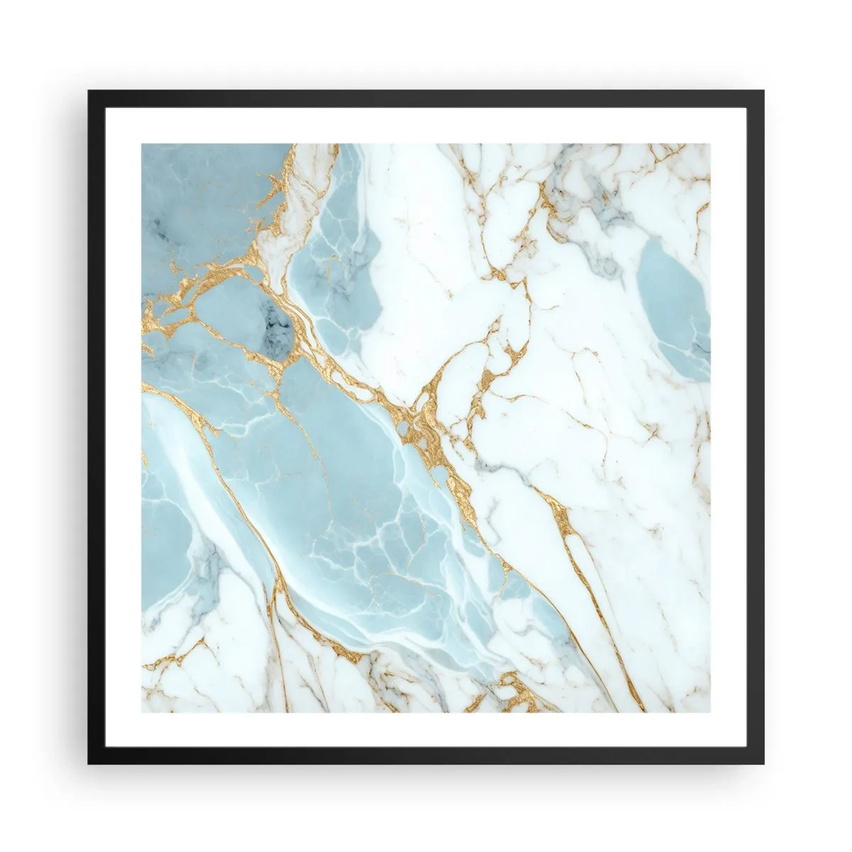 Poster in black frame - Richness of the Stone - 60x60 cm