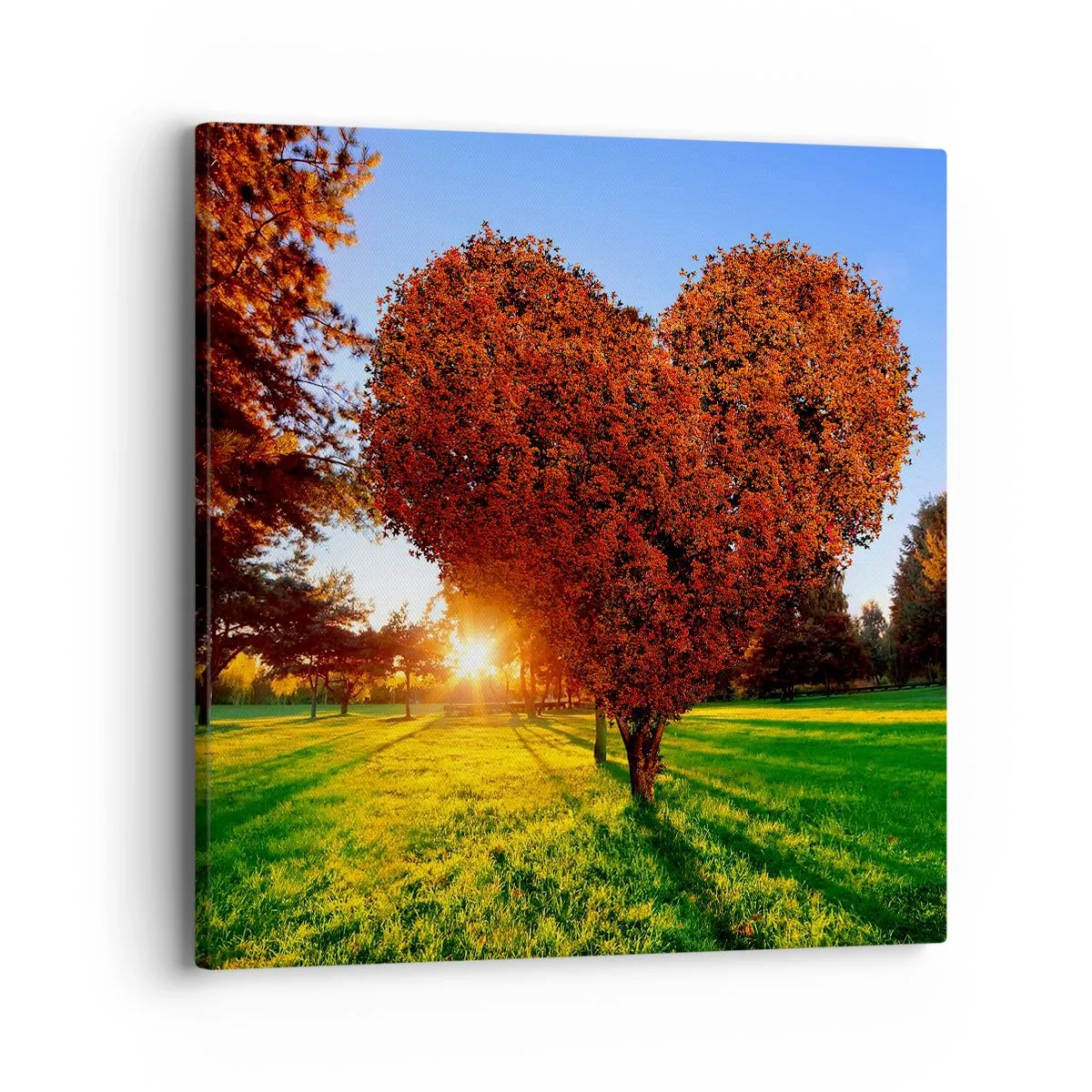 Canvas picture - Impossible Not to Love Autumn - 40x40 cm