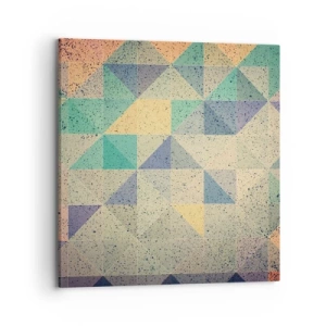 Canvas picture - The Republic of Triangles - 70x70 cm