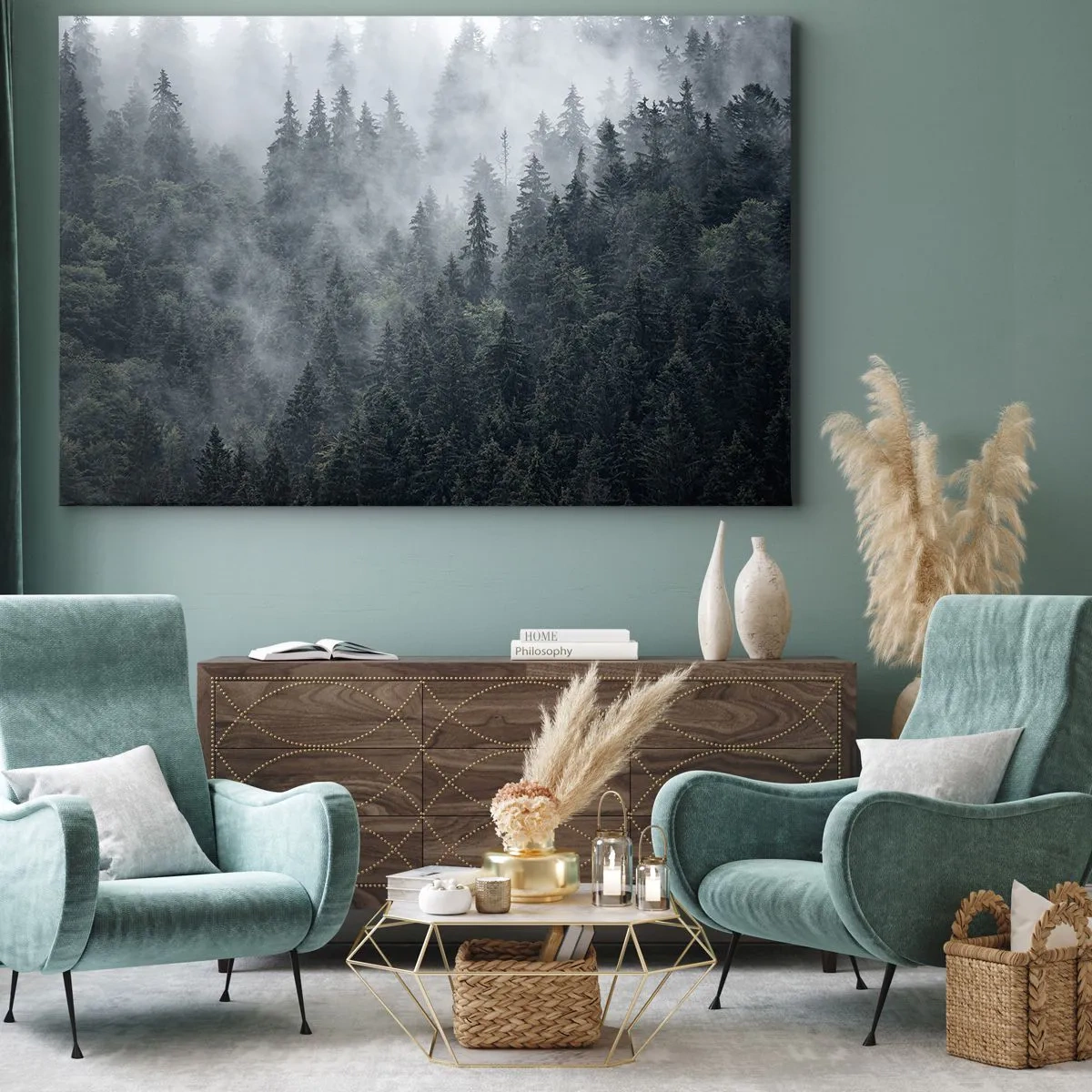 Canvas picture - Forest World - 120x80 cm
