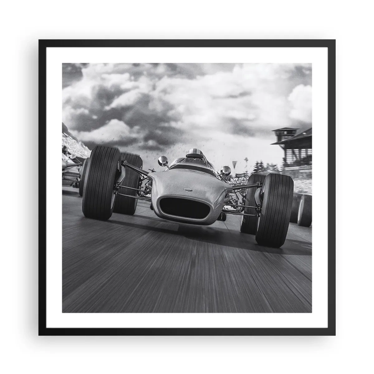 Poster in black frame - There is Power! - 60x60 cm