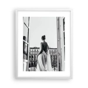 Poster in white frmae - Awakening of the Senses - 40x50 cm