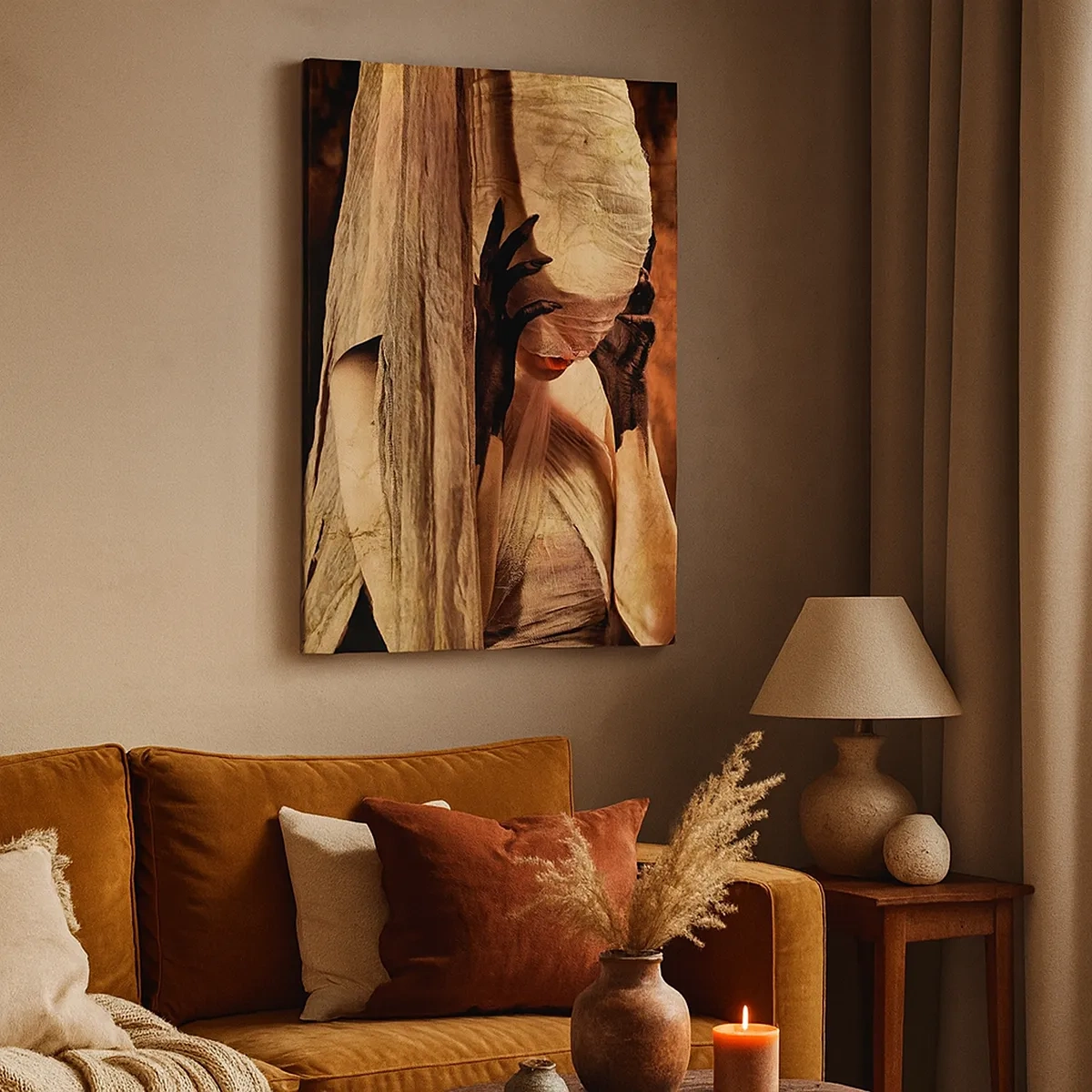 Canvas picture - Between Good and Evil - 50x70 cm