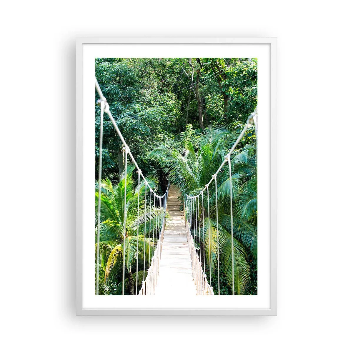 Poster in white frmae - Welcome to the Jungle! - 50x70 cm