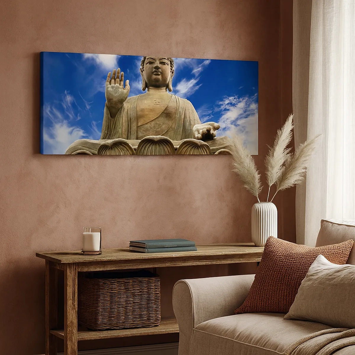 Canvas picture - Live Without Fear - 30x30 cm