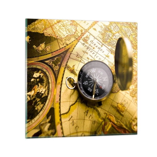 Glass picture - To the End of the World? - 70x70 cm