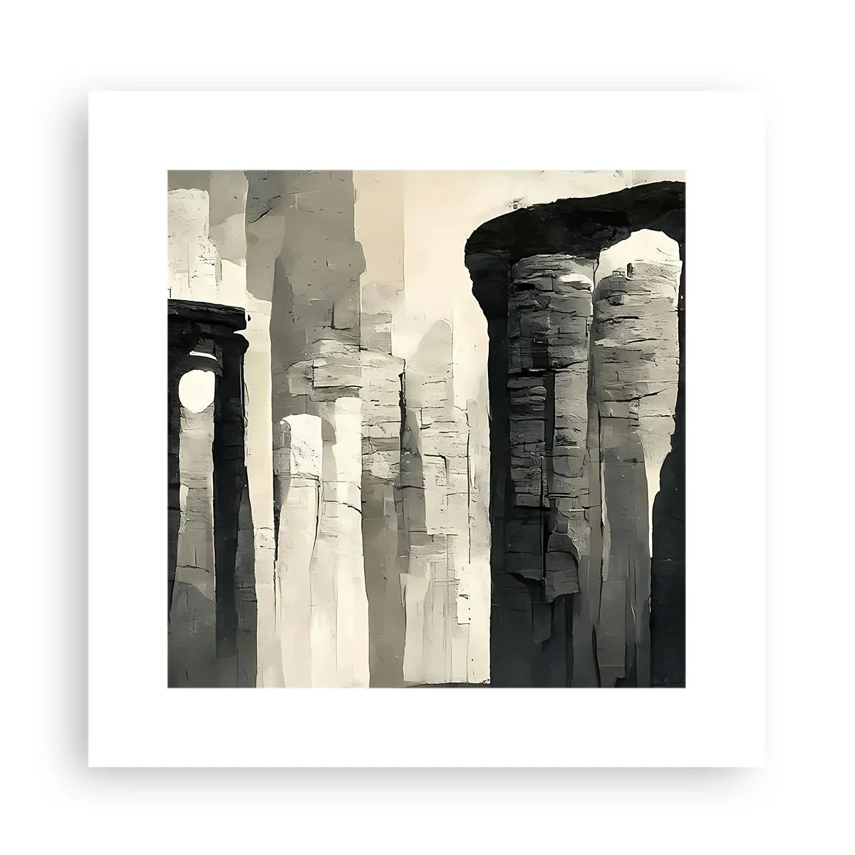Poster - Majesty of Antiquity - 30x30 cm