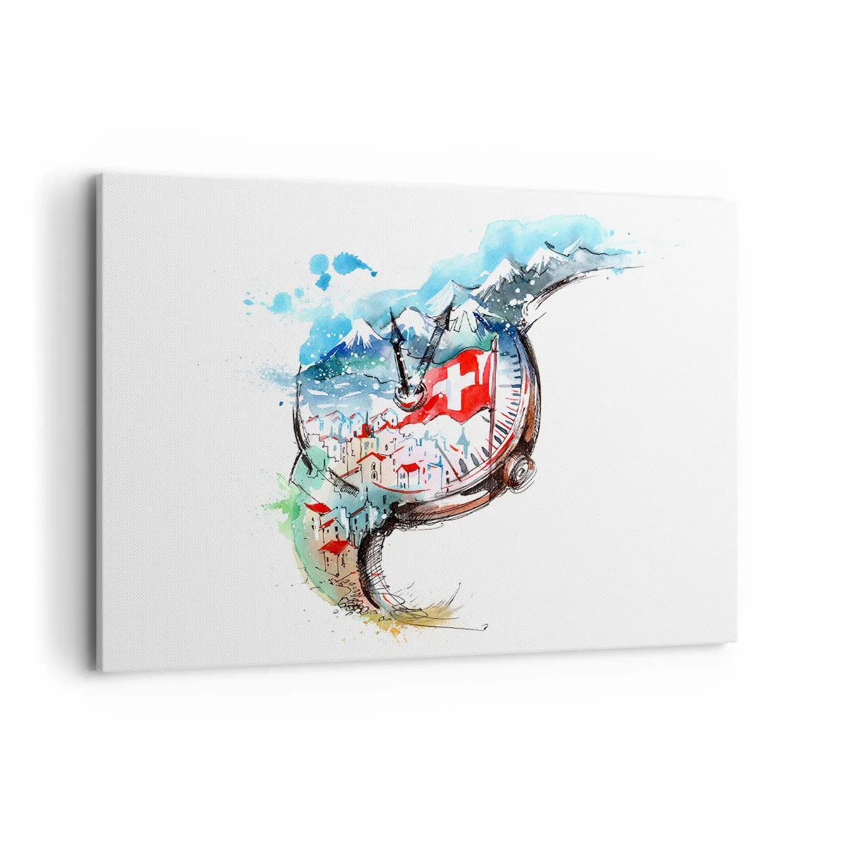 Canvas picture - Spirit of Switzerland - 100x70 cm