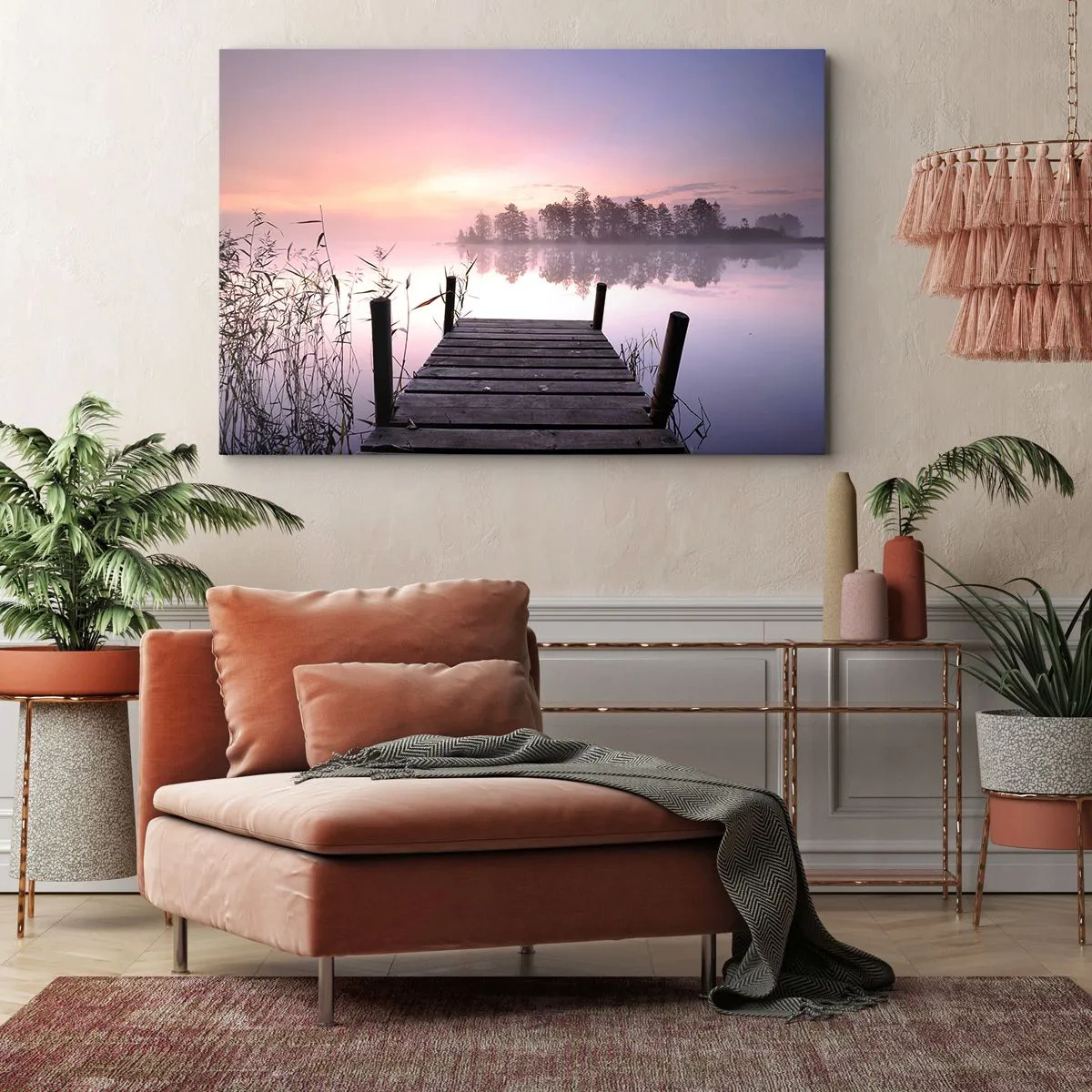Canvas picture - Out from a Lilac Fog… - 120x80 cm