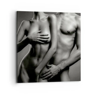 Canvas picture - Adam and Eve - 70x70 cm