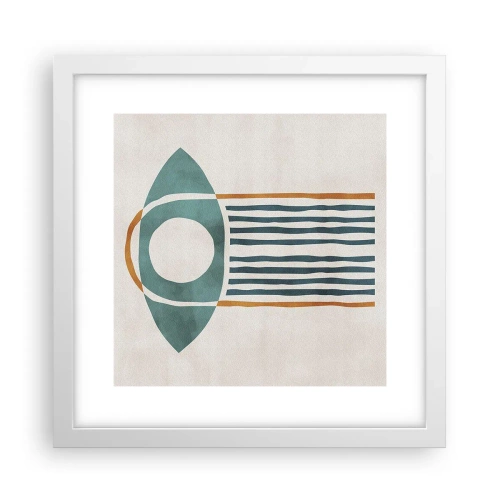Poster in white frmae - Signs and Rituals - 30x30 cm
