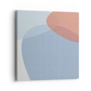 Canvas picture - Pastel Relations - 40x40 cm