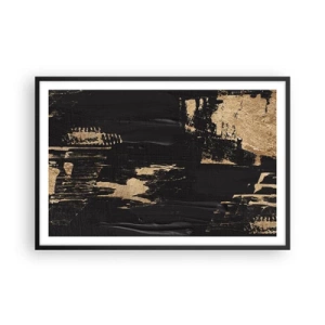 Poster in black frame - Touch Mark - 91x61 cm