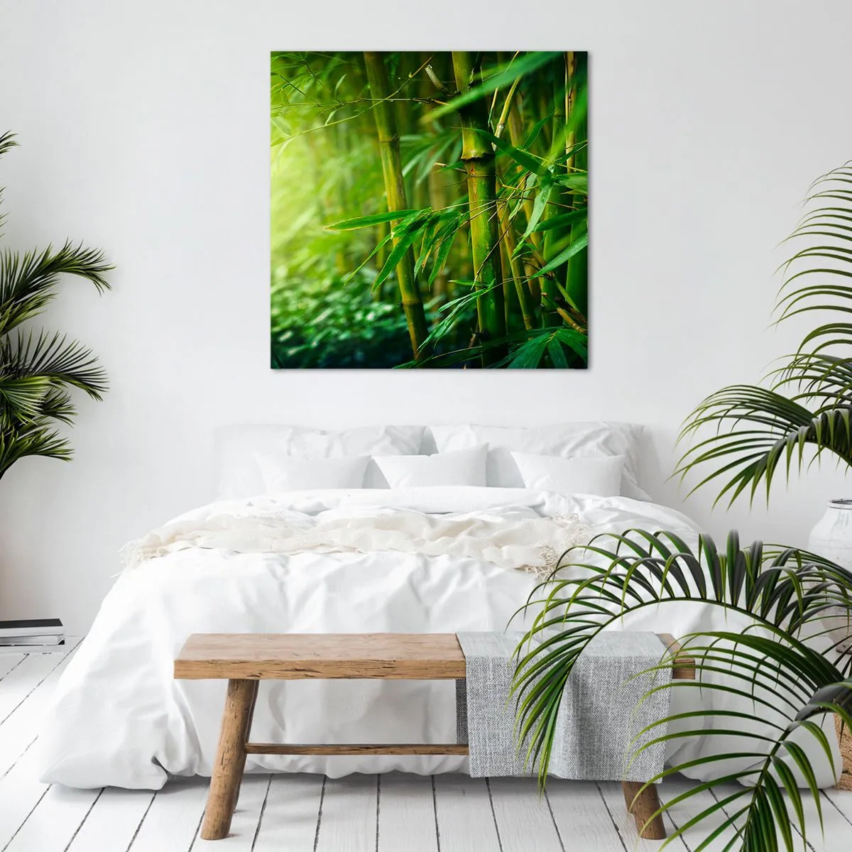 Canvas picture - Getting to Know the Green - 60x60 cm
