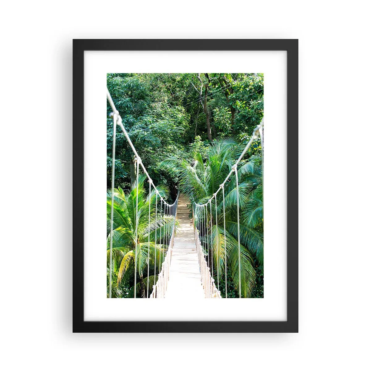 Poster in black frame - Welcome to the Jungle! - 30x40 cm
