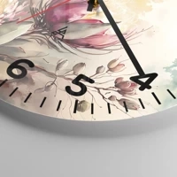 Clock face with numbers