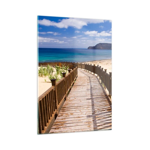 Glass picture - Take Me to Happy Islands - 50x70 cm